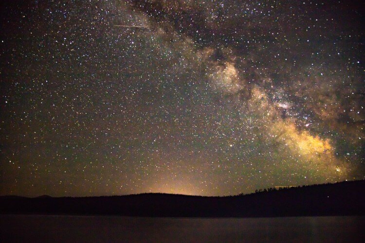 Camping under the stars