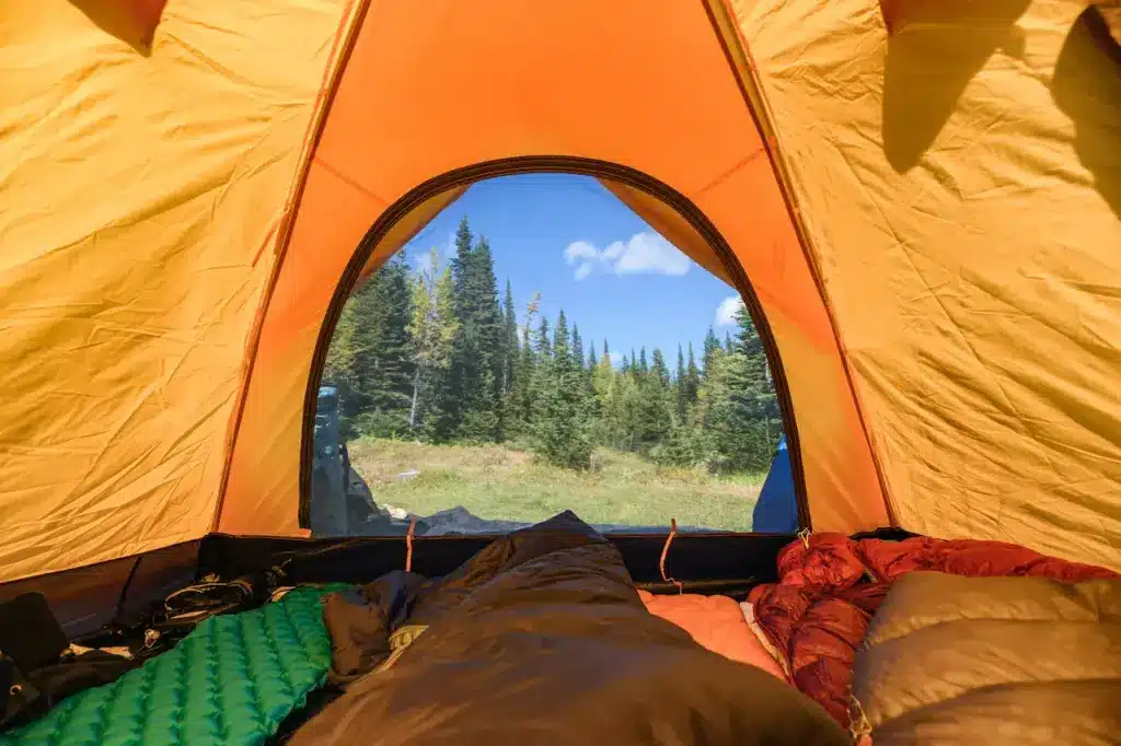 Orange Camping Tent