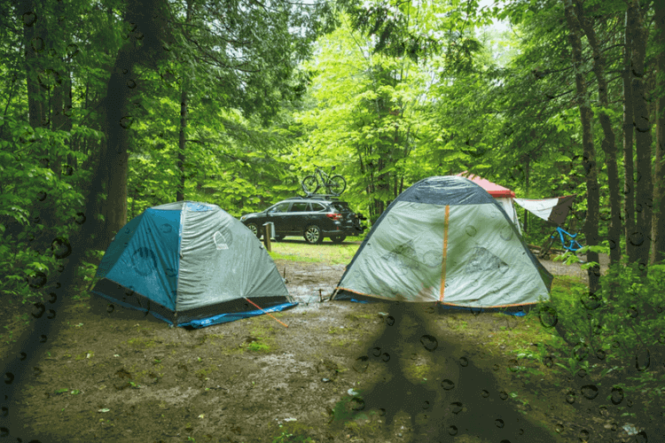 Are tents waterproof?
