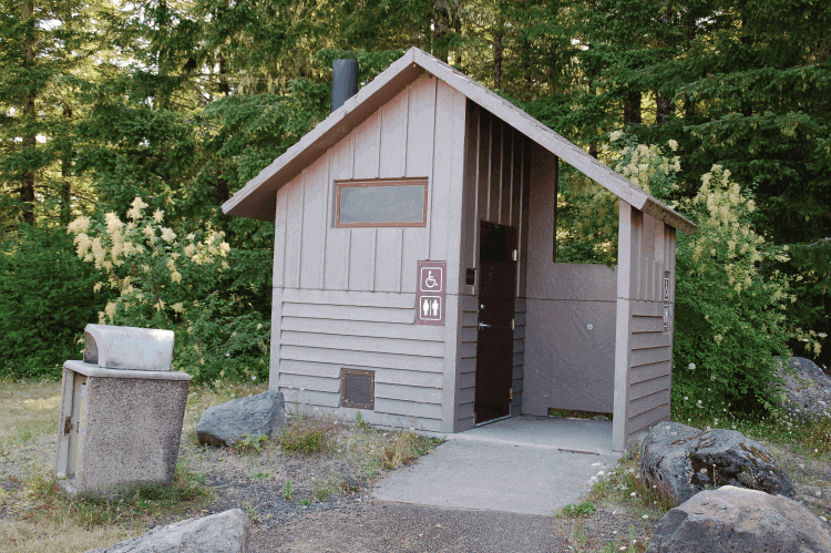 Bathroom at campground