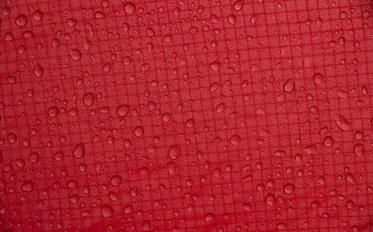 Waterproof tent fabric