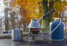Best Camping Stove Australia, Hot Coffee on a Camping Stove  