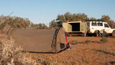 Swag Tent Set Up in The Outback Best Swag Australia