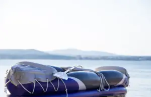 Blue Inflatable Kayak
