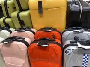 Different Kinds and Colors of Luggage 