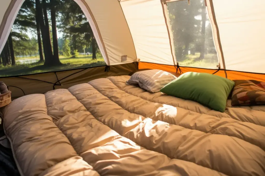 Luxury Mattress in The Tent