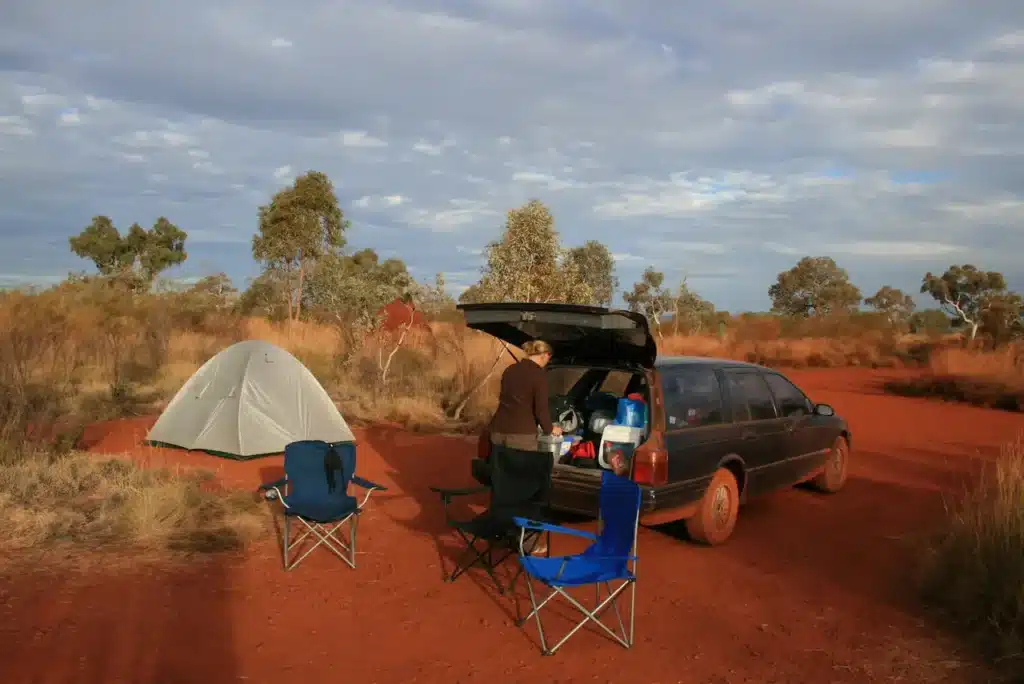 Lady Camping Guide for Australia