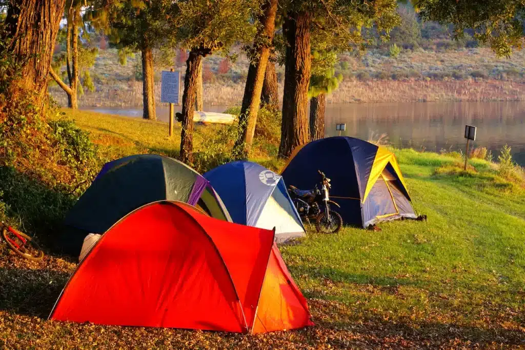 Camping Near the Lake 