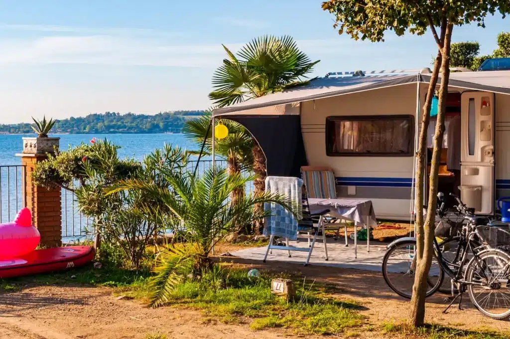 Camping at Lake Garda