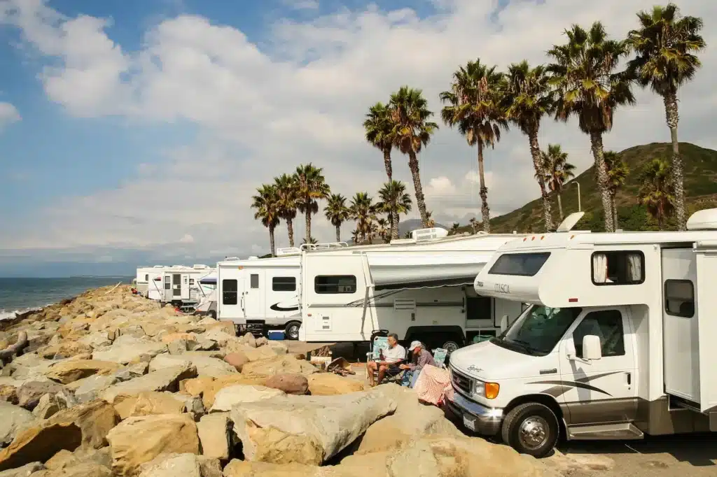 Camping by the Sea in Greece 