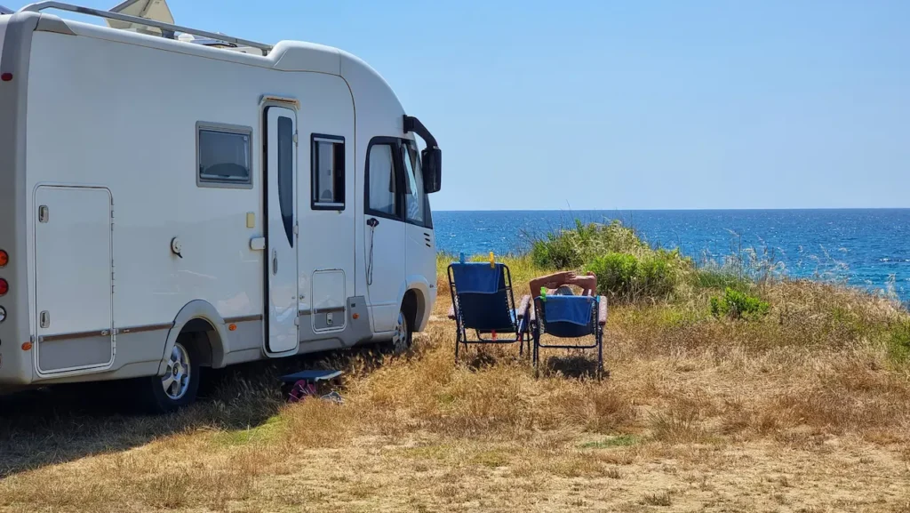 Camping by the Sea in Holland