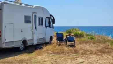 Camping by the Sea in Holland