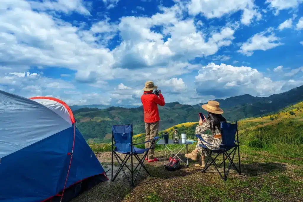 Camping in the Mountains