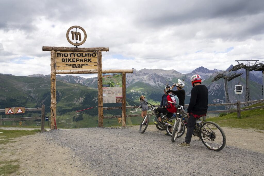 Group of Bikers in the Mountain 1280x853