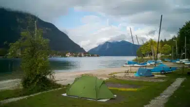 Walchensee Camping Near the Water