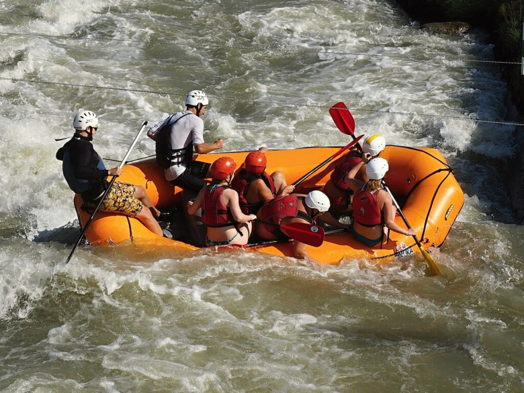 Group of People Doing Water Sports 